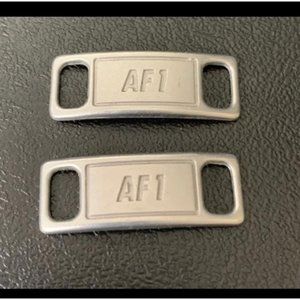 Authentic AF1 Lace Badge/Buckle (Pair)